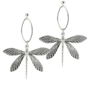 Boucles Libellules *Prestige argent