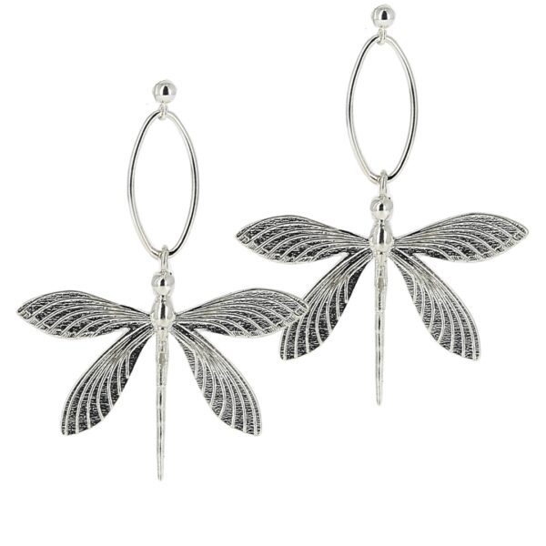 Boucles Libellules *Prestige argent