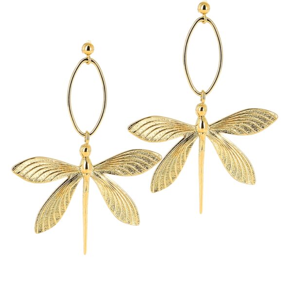 Boucles Libellules *Prestige plaqué or