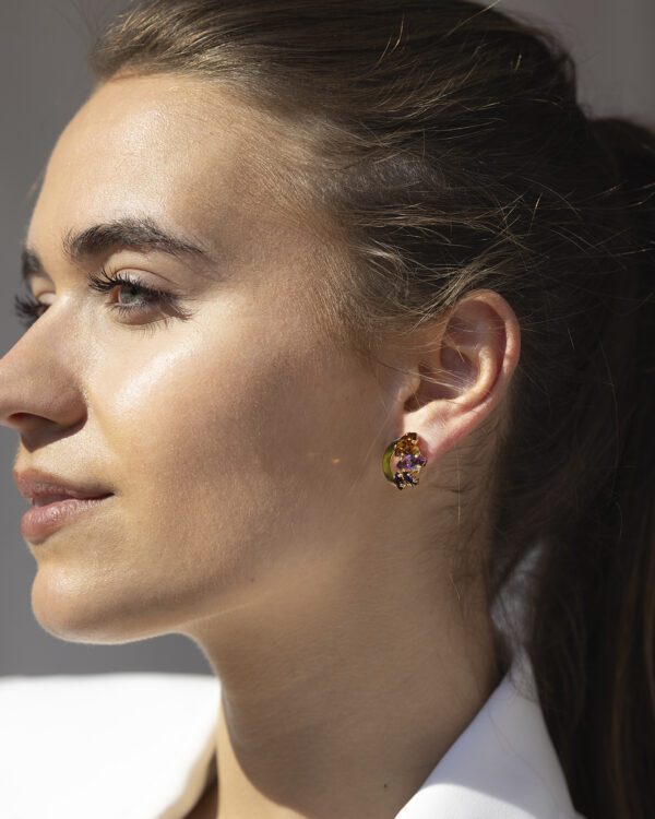 Boucles Luna *Aubergine – Image 3