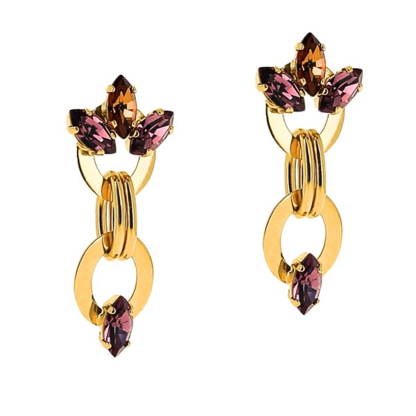 Boucles Soléa *Aubergine