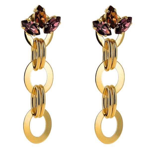 Boucles Zénith *Aubergine