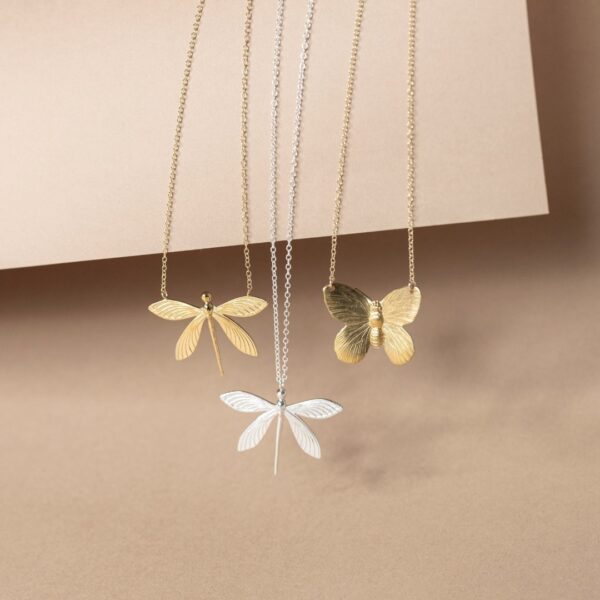 Collier Libellule Mid plaqué or – Image 5