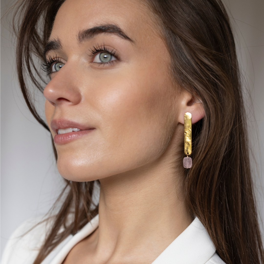 Boucles Ellie *Quartz rose