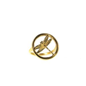 Bague Libellule *Plaqué or