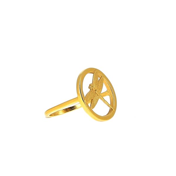 Bague Libellule *Plaqué or – Image 2