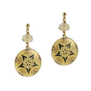 Boucles Art déco *Rond clair