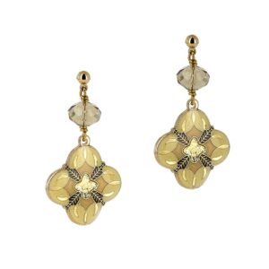 Boucles Art déco *Fleur