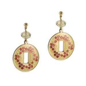 Boucles Art déco *Rond rectangle