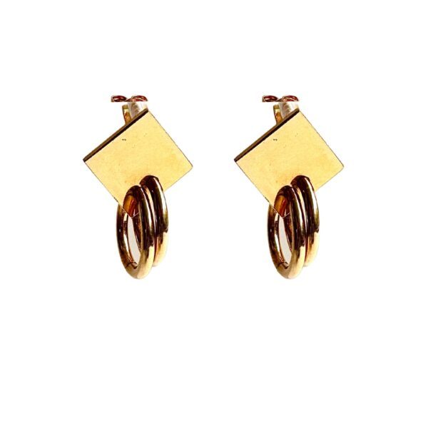 Boucles Elina *lisse Plaqué or