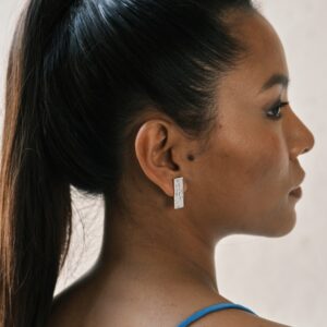 Boucles Elsa *Martelée argent