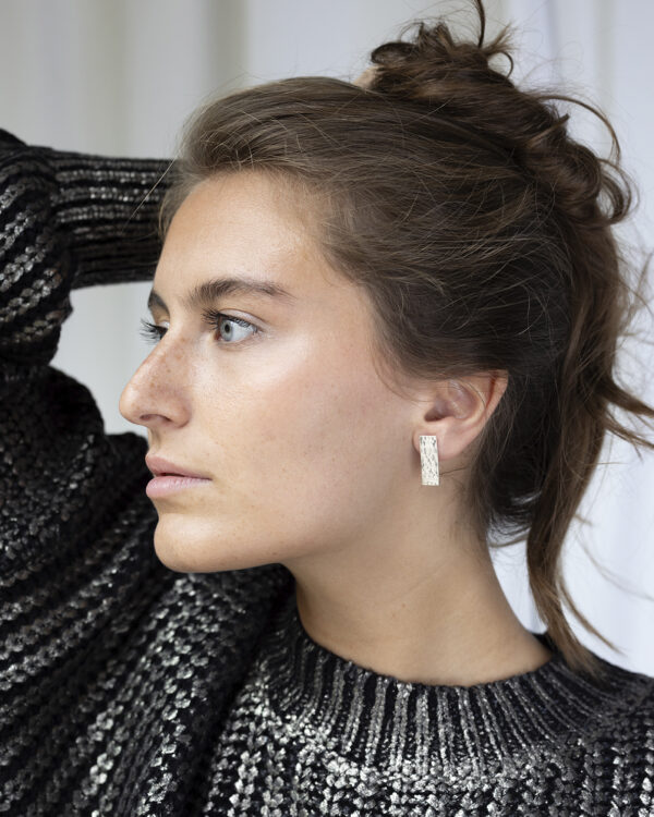 Boucles Elsa *Martelée argent – Image 2