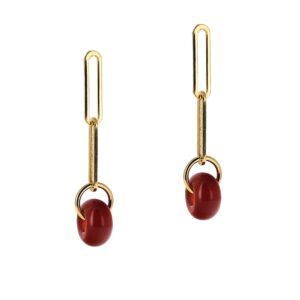 Boucles Emma *Cornaline