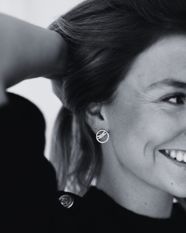 Puces d'oreilles Libellule | Argent – Image 2