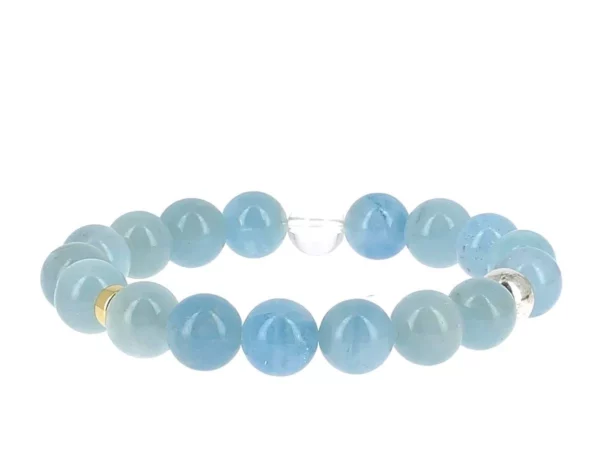 Bracelet Lithothérapie *Aigue marine