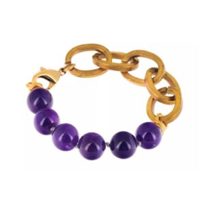 Bracelet Maillons *Améthyste
