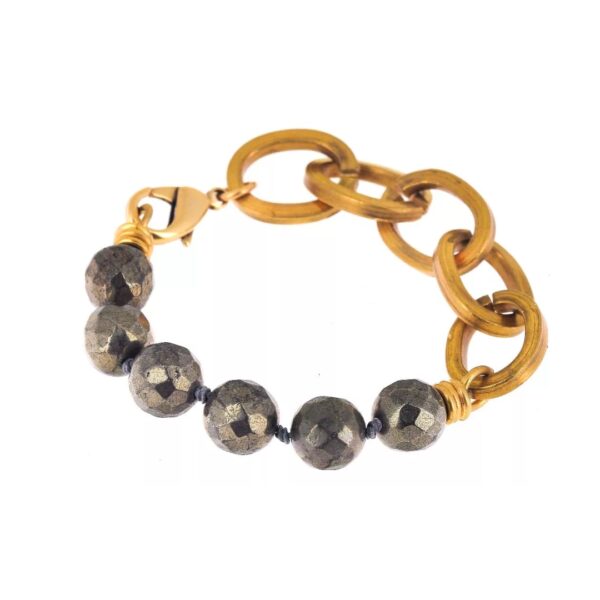 Bracelet Maillons *Pyrite