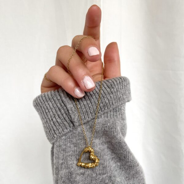 Collier Coeur *Plaqué or – Image 3