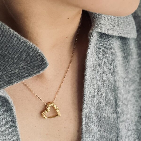 Collier Coeur *Plaqué or – Image 2