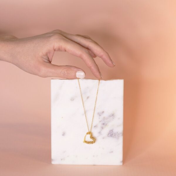 Collier Coeur *Plaqué or – Image 4