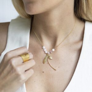 Collier Fly *Rose