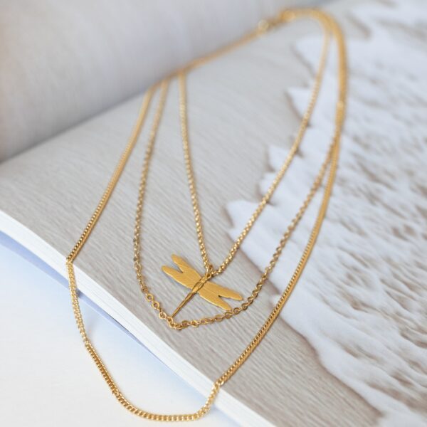 Collier Libellule Triple