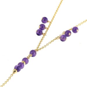 Collier Rosetta *Améthyste