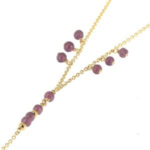 Collier Rosetta *Lepidolite