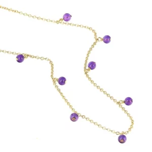 Collier Rosie *Améthyste