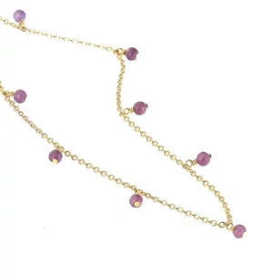 Collier Rosie *Lépidolite
