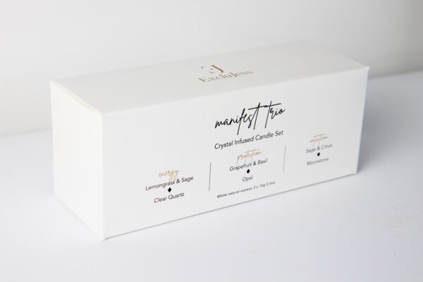 Coffret Bougies *Quartz, Opale, Pierre de lune – Image 5