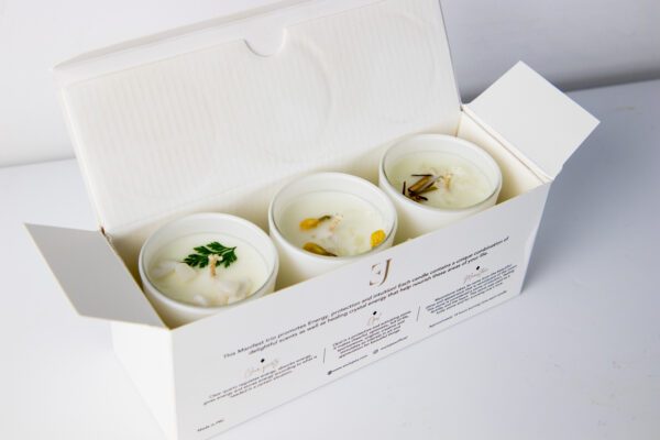 Coffret Bougies *Quartz, Opale, Pierre de lune – Image 4