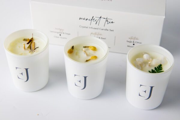 Coffret Bougies *Quartz, Opale, Pierre de lune – Image 3