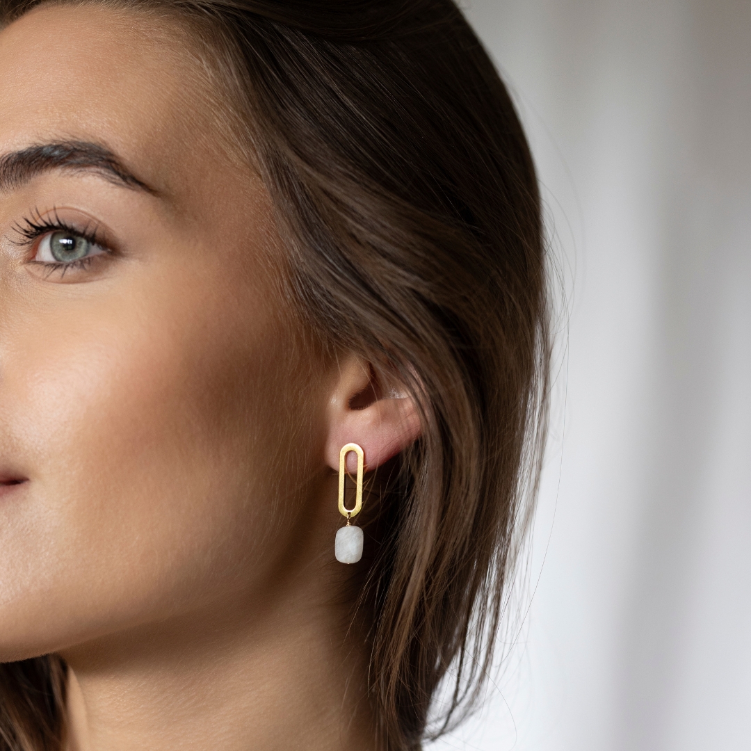 Boucles Louise *Quartz blanc